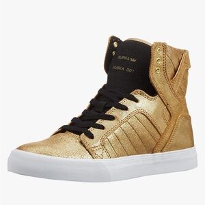 Supra metallic skytop sneakers skate size big kids 5